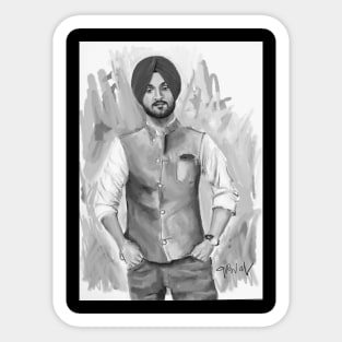 Diljit Dosanjh poster Sticker